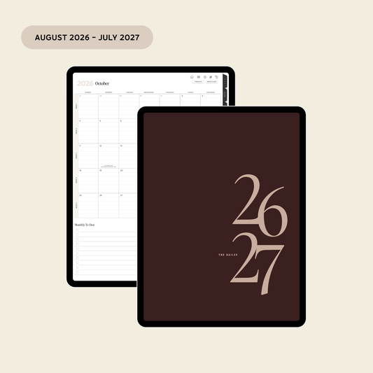 2026-2027 Digital Weekly Planner