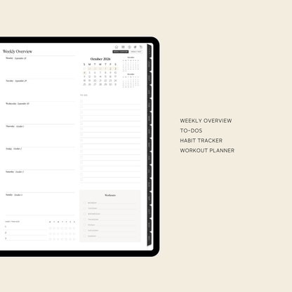 2026-2027 Digital Weekly Planner