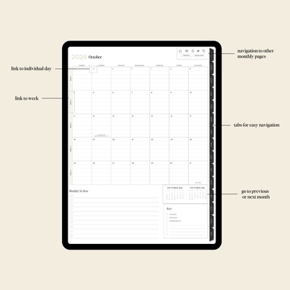 2026-2027 Digital Weekly Planner