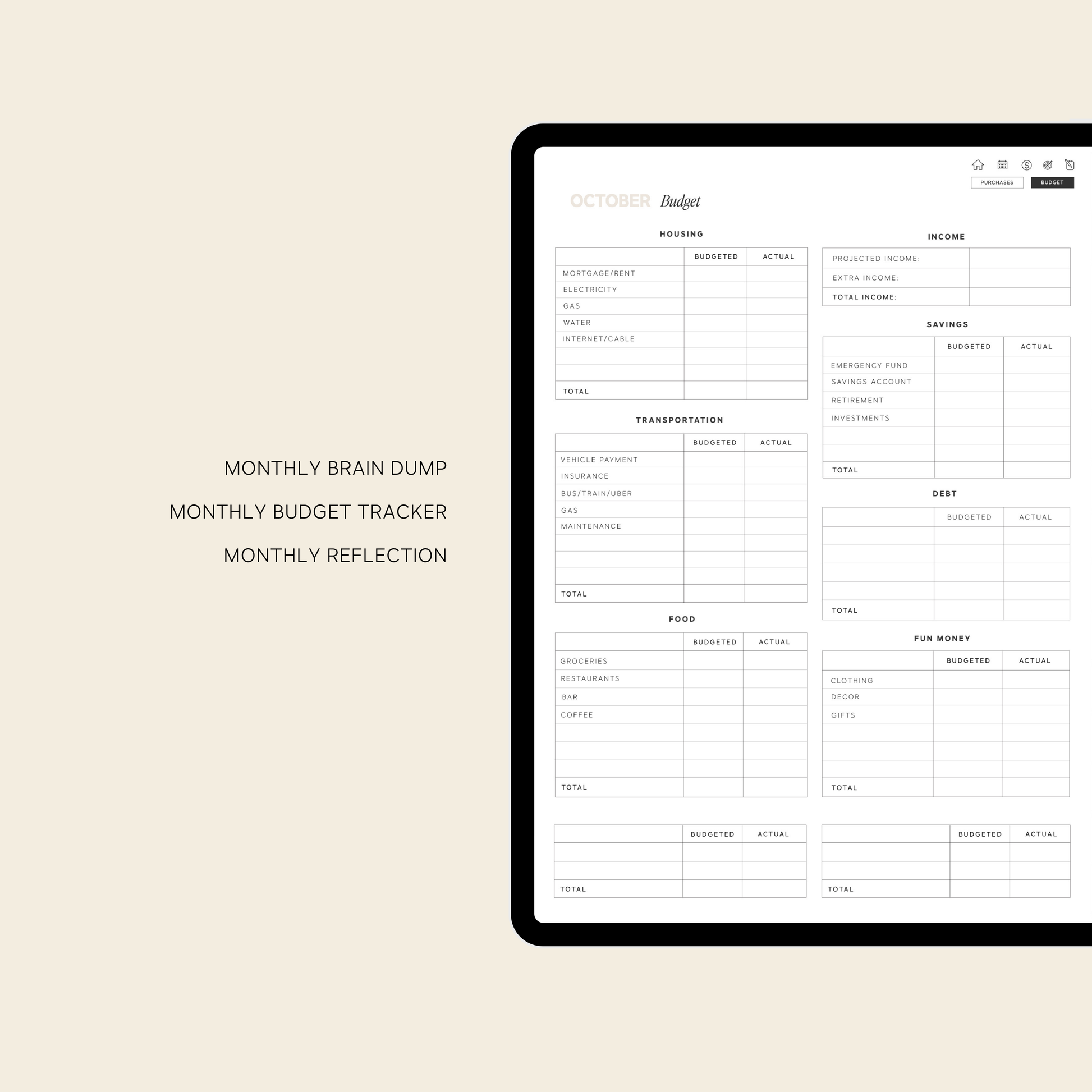 2026-2027 Digital Weekly Planner Bundle