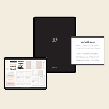 2026-2027 Digital Weekly Planner Bundle