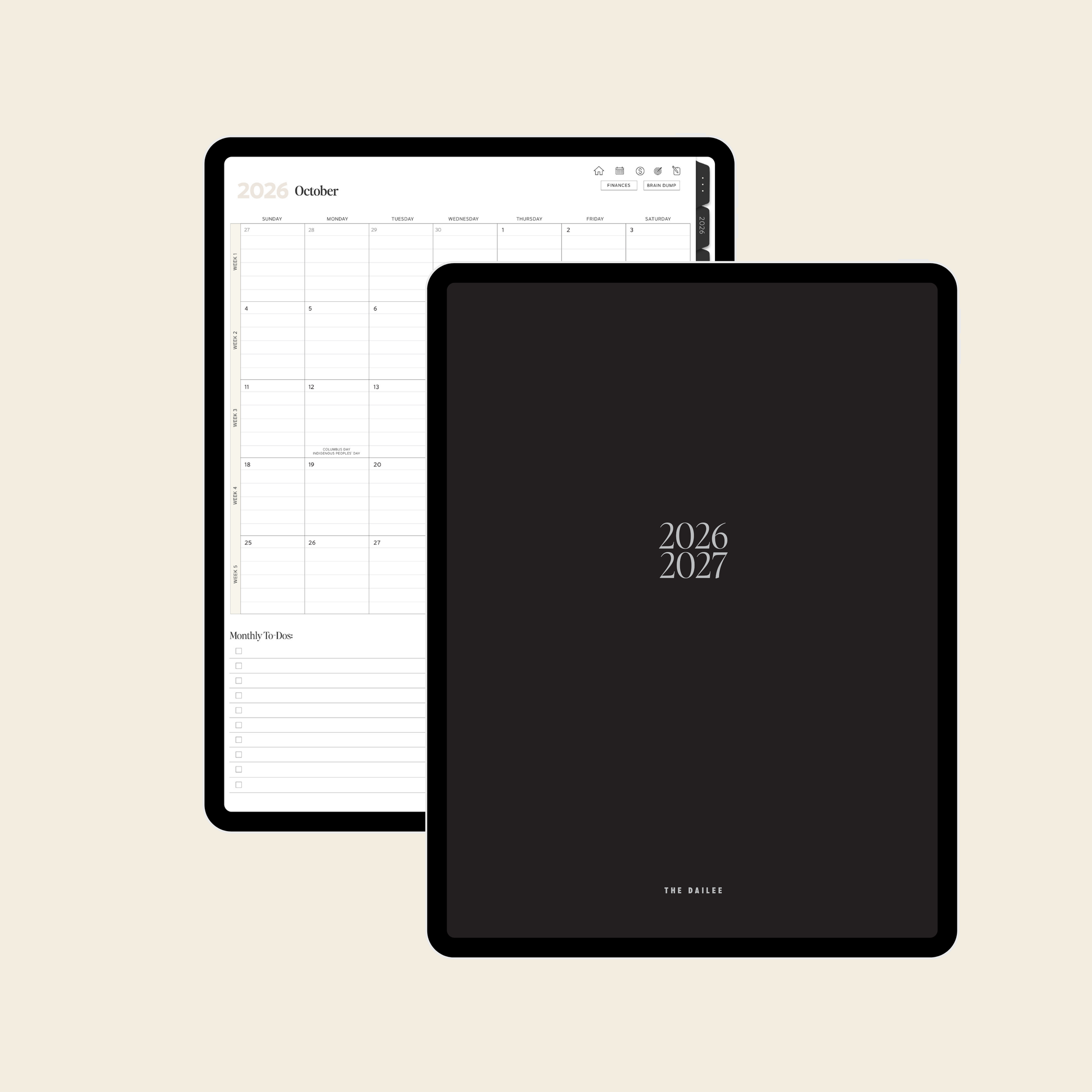 2026-2027 Digital Weekly Planner