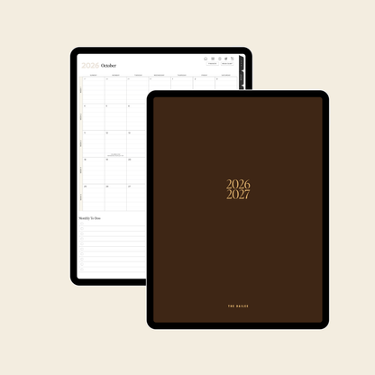 2026-2027 Digital Weekly Planner