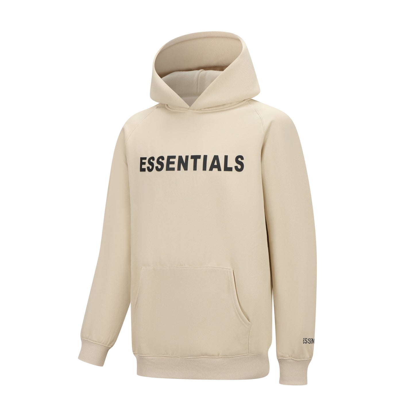 Essentials Hoodie - Off Black Oversized Long-Sleeve Pullover Unisex