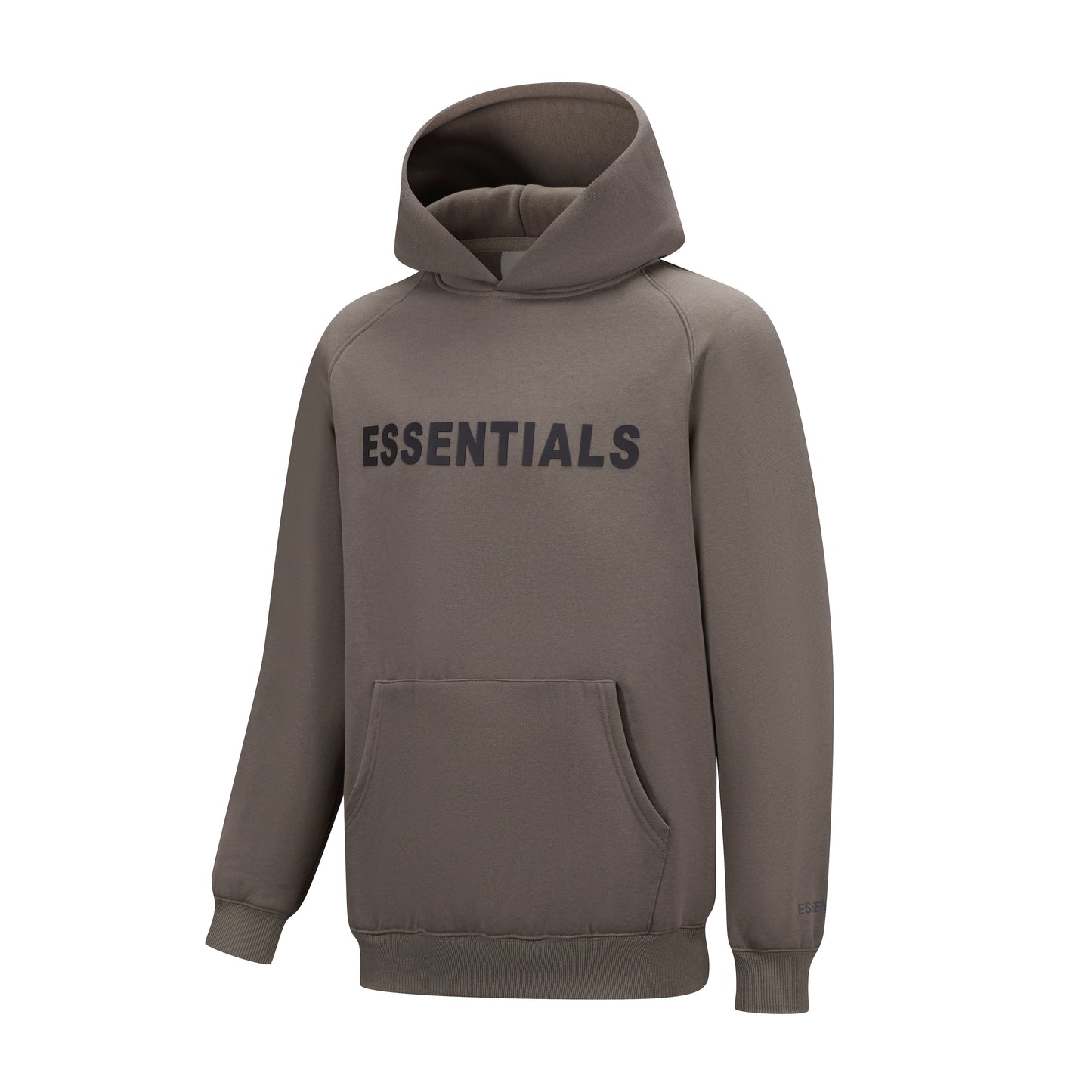 Essentials Hoodie - Off Black Oversized Long-Sleeve Pullover Unisex