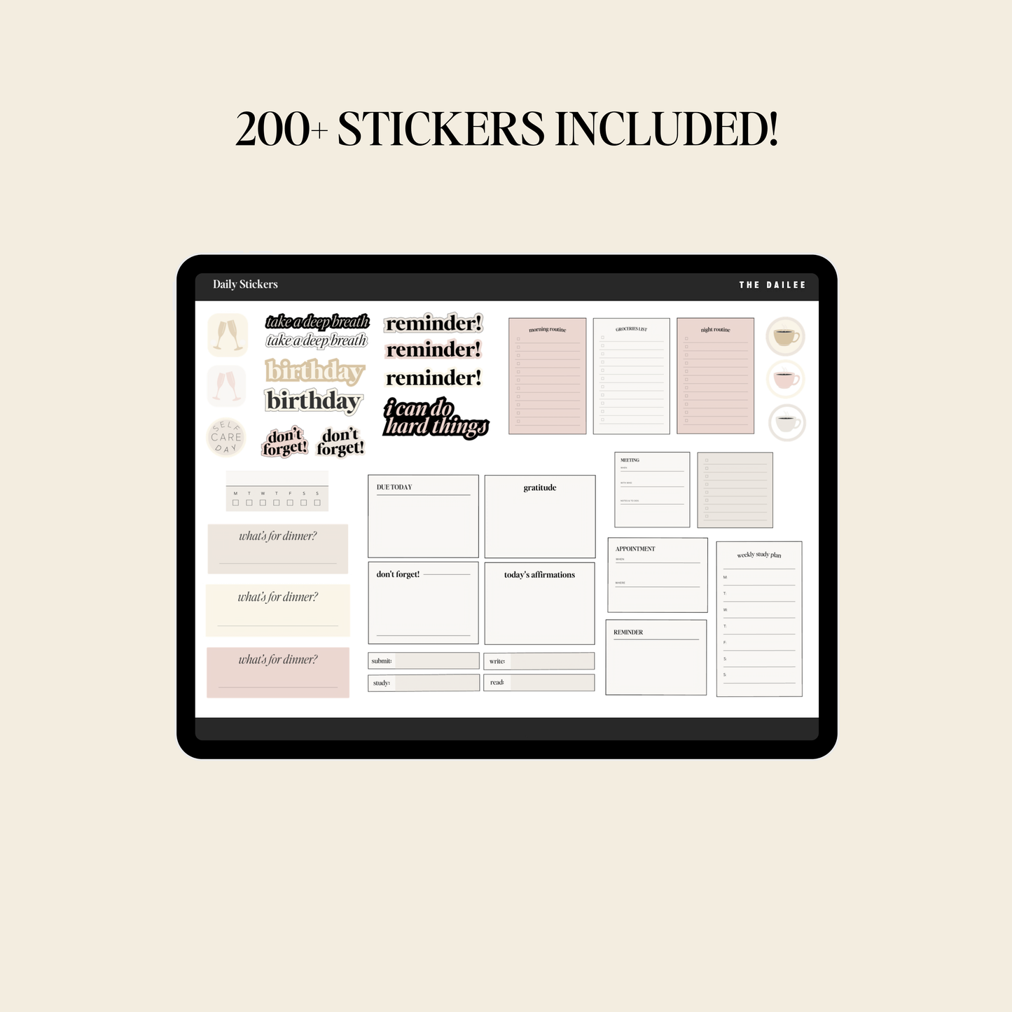 2026-2027 Digital Weekly Planner Bundle