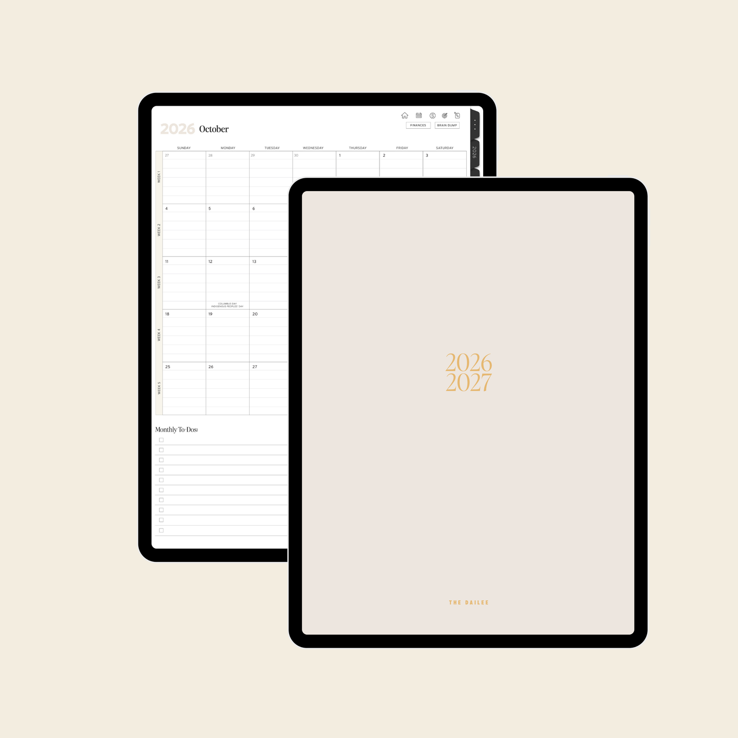 2026-2027 Digital Weekly Planner