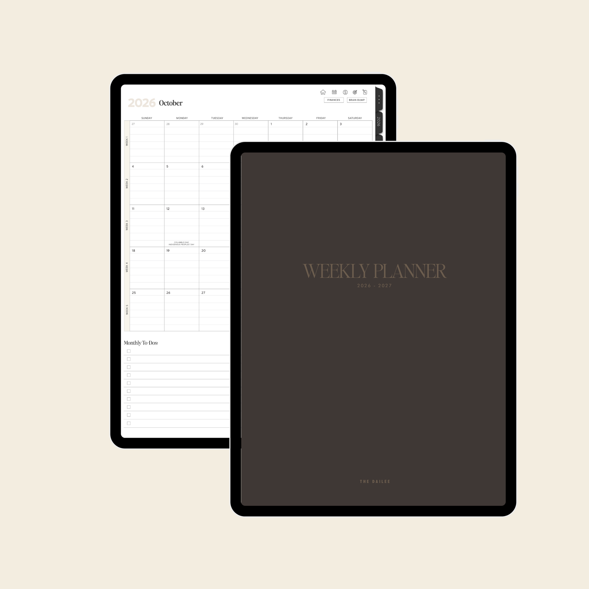 2026-2027 Digital Weekly Planner
