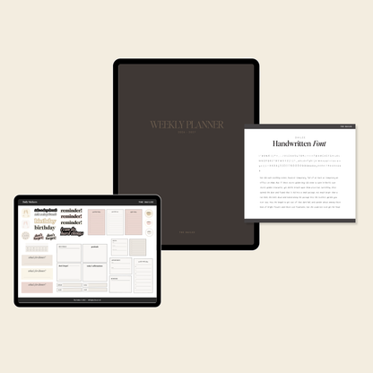2026-2027 Digital Weekly Planner Bundle
