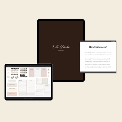2026-2027 Digital Weekly Planner Bundle