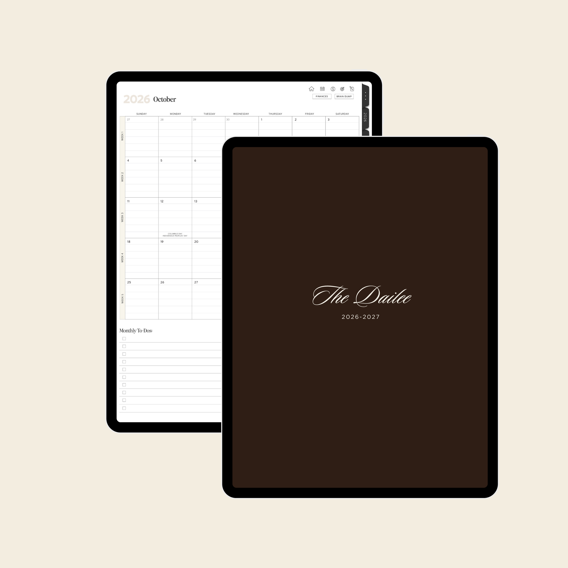 2026-2027 Digital Weekly Planner