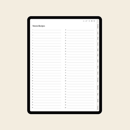 interactive recipe book