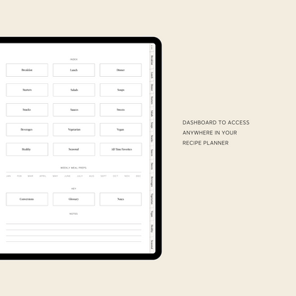 digital meal planner
